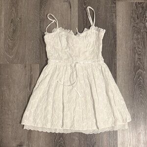 Altar'd State Cream Lace Dress